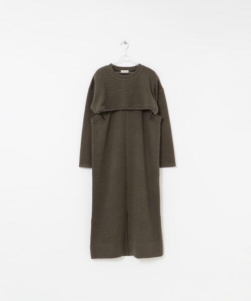 LAATO（ラート）の「layered one piece（ワンピース・レディース・ライトカーキ/ブラック・FREE）」の16枚目の写真