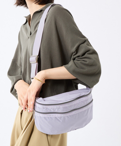 LeSportsac(レスポートサック)の「ESSENTIAL BELT BAG ソフトライラックC(ボディバッグ/ウエストポーチ・レディース・パープル・FREE)」の2枚目の写真