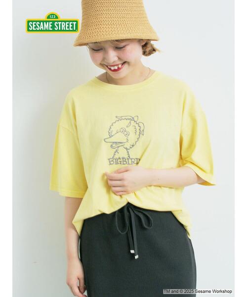 SM2（エスエムツー）の「【SESAME STREET meets SM2】刺繍Tシャツ（Tシャツ/カットソー・レディース・イエロー/ピンク/ブルー・F）」の3枚目の写真