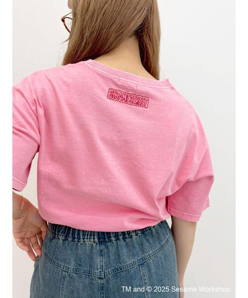 SM2（エスエムツー）の「【SESAME STREET meets SM2】刺繍Tシャツ（Tシャツ/カットソー・レディース・イエロー/ピンク/ブルー・F）」の4枚目の写真