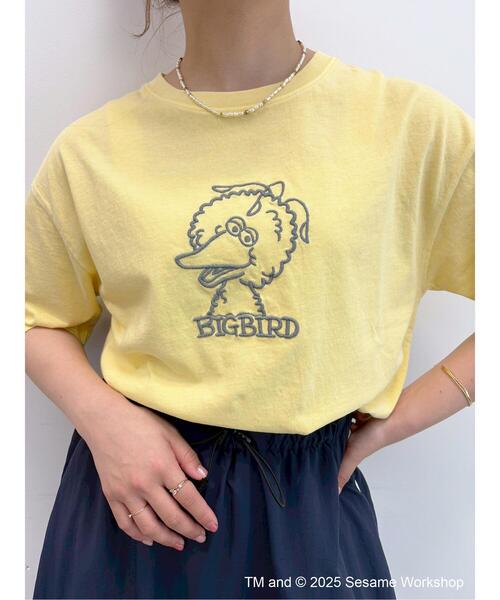 SM2（エスエムツー）の「【SESAME STREET meets SM2】刺繍Tシャツ（Tシャツ/カットソー・レディース・イエロー/ピンク/ブルー・F）」の6枚目の写真