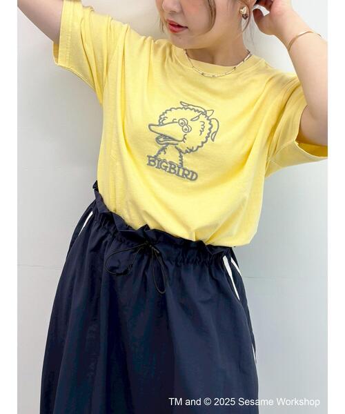 SM2（エスエムツー）の「【SESAME STREET meets SM2】刺繍Tシャツ（Tシャツ/カットソー・レディース・イエロー/ピンク/ブルー・F）」の7枚目の写真
