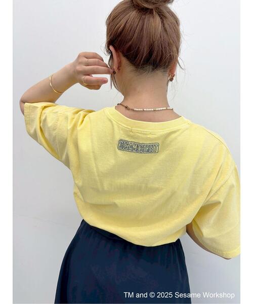 SM2（エスエムツー）の「【SESAME STREET meets SM2】刺繍Tシャツ（Tシャツ/カットソー・レディース・イエロー/ピンク/ブルー・F）」の8枚目の写真