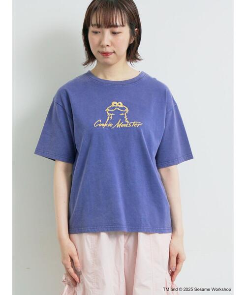 SM2（エスエムツー）の「【SESAME STREET meets SM2】刺繍Tシャツ（Tシャツ/カットソー・レディース・イエロー/ピンク/ブルー・F）」の12枚目の写真