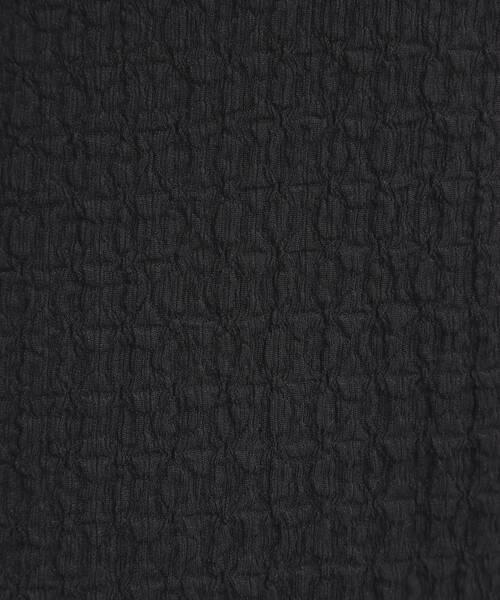 ITS'DEMO（イッツデモ）の「【手洗い可】シャーリングジャカードプルオーバー（Tシャツ/カットソー・レディース・オフホワイト/ブラック/ピンク系・00）」の9枚目の写真