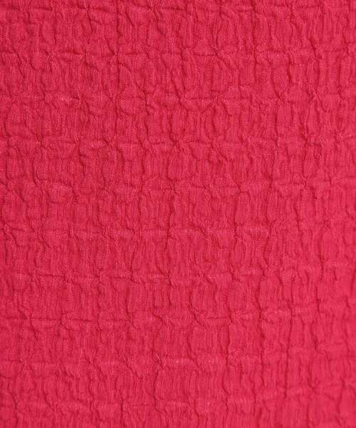 ITS'DEMO（イッツデモ）の「【手洗い可】シャーリングジャカードプルオーバー（Tシャツ/カットソー・レディース・オフホワイト/ブラック/ピンク系・00）」の19枚目の写真