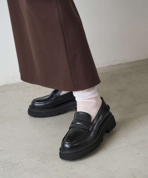 LE TALON(ルタロン)の「《追加2》アツゾコモールドローファー(ローファー・レディース・ブラウン/ブラック×ブラック/ブラック系その他・22.5cm/22cm/25cm/24.5cm/24cm/23.5cm/23cm)」の12枚目の写真