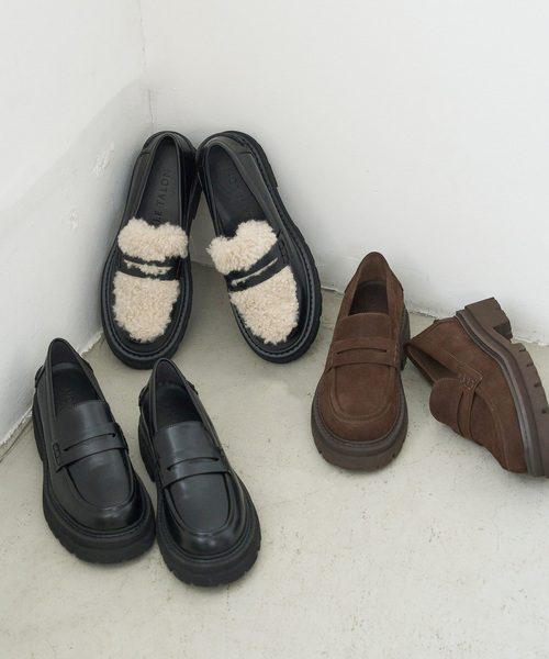 【LE TALON 】新品未使用厚底モールドローファー 23.5 アツゾコモールドローファー（ローファー）｜LE TALON（ル