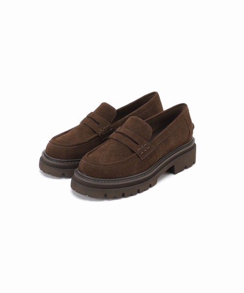 Aldo Luongo　アルド・ルオンゴ LOEWE ダッフルコート ムートン ブラック レディース SIZE 38 ロエベ