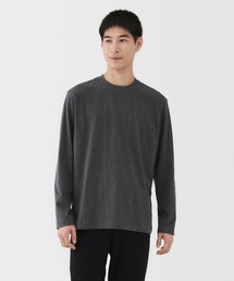 無印良品 | 紳士 起毛クルーネック長袖Tシャツ(Tシャツ/カットソー)