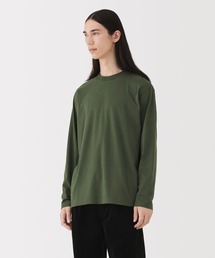 紳士 起毛クルーネック長袖Tシャツ