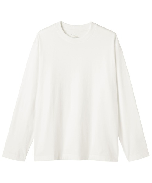 無印良品（ムジルシリョウヒン）の「紳士　起毛クルーネック長袖Ｔシャツ（Tシャツ/カットソー・メンズ・ブラウン系/チャコールグレー/ダークグリーン/ネイビー/ホワイト・S/M/L/XL/XXL/XS）」の11枚目の写真