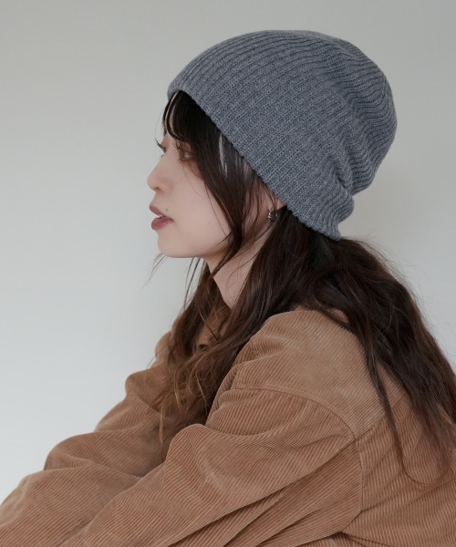 Ruben（ルーベン）の「メリノ ウールリラックス ニットワッチ（ニットキャップ/ビーニー・レディース・グレー/ブラック/ベージュ・FREE）」の15枚目の写真