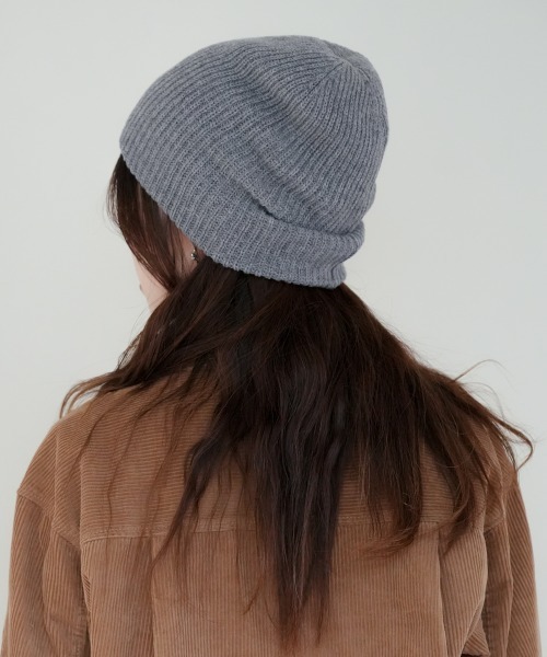 Ruben（ルーベン）の「メリノ ウールリラックス ニットワッチ（ニットキャップ/ビーニー・レディース・グレー/ブラック/ベージュ・FREE）」の18枚目の写真