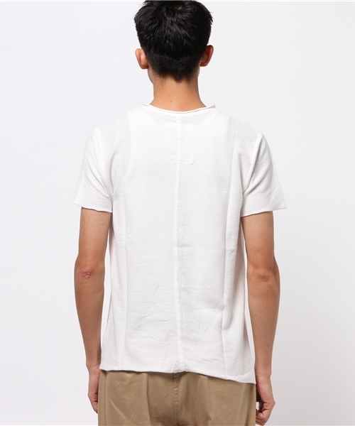 BHY-biography(ビーエイチワイバイオグラフィー)の「60/40AFTER SURF V-NECK TEE(Tシャツ/カットソー・メンズ・ブルー/ホワイト/ブラック・48/46/44)」の5枚目の写真