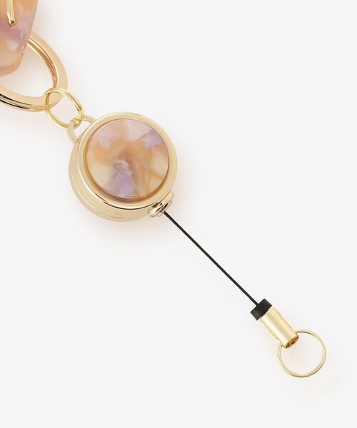 Afternoon Tea(アフタヌーンティー)の「ハートコードリール付きカラビナ(ステーショナリー・レディース・ホワイト/ブルー/オレンジ・ONE SIZE)」の6枚目の写真