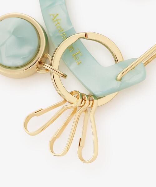 Afternoon Tea(アフタヌーンティー)の「ハートコードリール付きカラビナ(ステーショナリー・レディース・ホワイト/ブルー/オレンジ・ONE SIZE)」の9枚目の写真