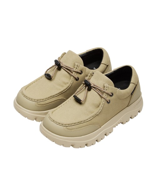 SHAKA(シャカ)の「SHAKA トレイル チロル モック シューズ TRAIL TYROL MOC EX(モカシン/デッキシューズ・レディース・サンドベージュ/ブラック/ワイン系・25/24/23)」の3枚目の写真