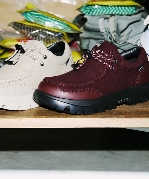 SHAKA(シャカ)の「SHAKA トレイル チロル モック シューズ TRAIL TYROL MOC EX(モカシン/デッキシューズ・レディース・サンドベージュ/ブラック/ワイン系・25/24/23)」の18枚目の写真