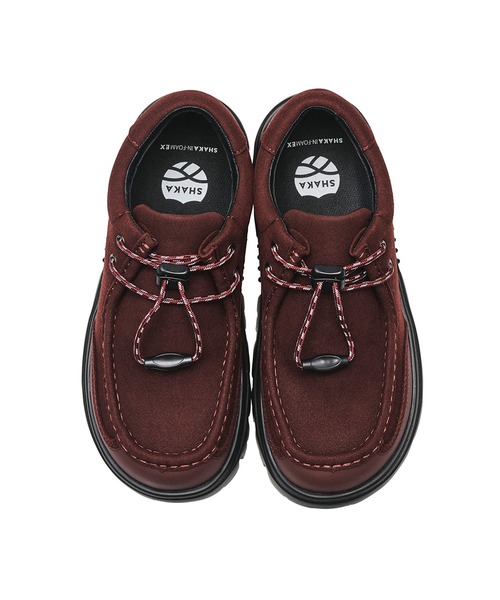 SHAKA(シャカ)の「SHAKA トレイル チロル モック シューズ TRAIL TYROL MOC EX(モカシン/デッキシューズ・レディース・サンドベージュ/ブラック/ワイン系・25/24/23)」の14枚目の写真