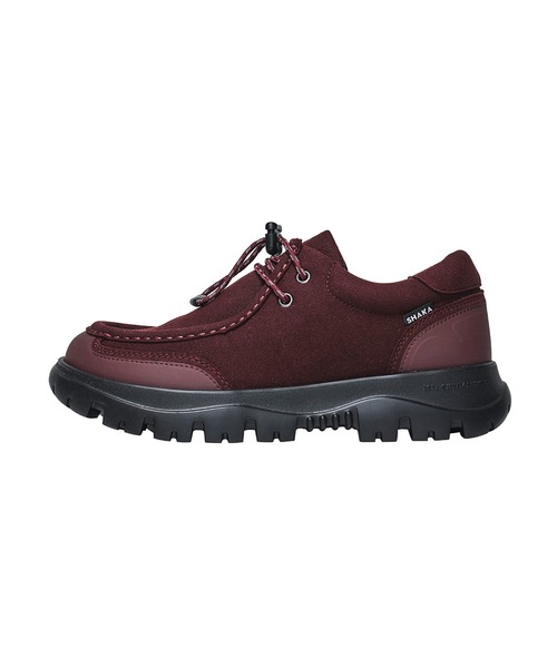 SHAKA(シャカ)の「SHAKA トレイル チロル モック シューズ TRAIL TYROL MOC EX(モカシン/デッキシューズ・レディース・サンドベージュ/ブラック/ワイン系・25/24/23)」の15枚目の写真