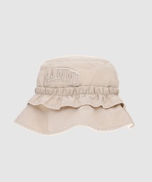 GANNI | Washed Cotton Canvas Bucket Hat(ハット)