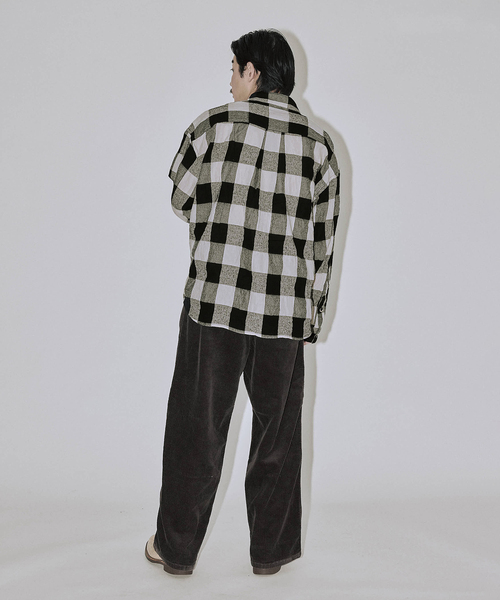 セール】J.S.Homestead / バッファロー プレイド スタンド ウール