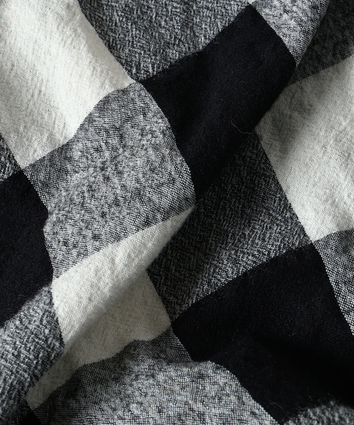 セール】J.S.Homestead / バッファロー プレイド スタンド ウール