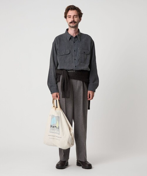 Steven Alan＞ クッキークロス インツープリーツ ドレス