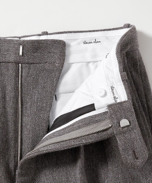 Steven Alan クロスツイル インツープリーツ ドレス トラウザーズ Steven Alan（スティーブンアラン）の「＜Steven Alan＞ クロス