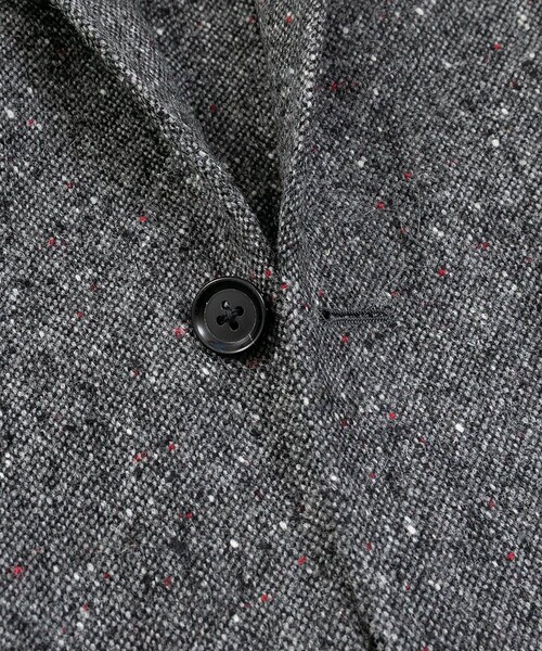 BROOKS BROTHERS（ブルックスブラザーズ）の「ウールドネガルツイード　段返り3釦サックジャケット　Traditional　MadebyRINGJACKET（テーラードジャケット・メンズ・グレー・42SHT/40SHT/39SHT/38SHT/37SHT）」の4枚目の写真