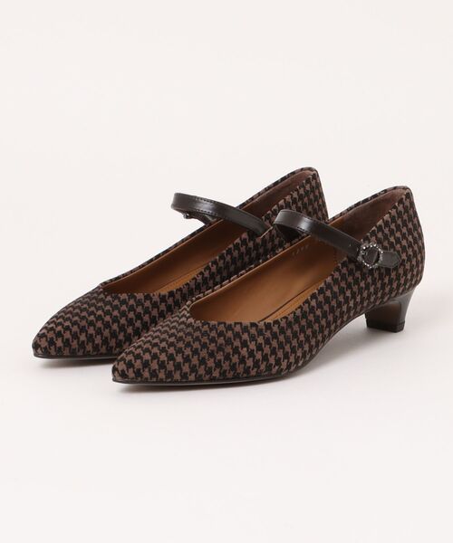 MACKINTOSH LONDON(マッキントッシュ ロンドン)の「ポインテッドトゥメリージェーンパンプス(パンプス・レディース・ブラウン/ブラック・22.5cm/23.0cm/23.5cm/24.0cm/24.5cm)」の1枚目の写真