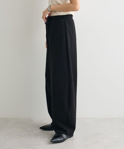 CRAFT STANDARD BOUTIQUE(クラフトスタンダードブティック)の「ダンボールカーブパンツ(その他パンツ・レディース・ブラック/杢グレー・FREE)」の8枚目の写真