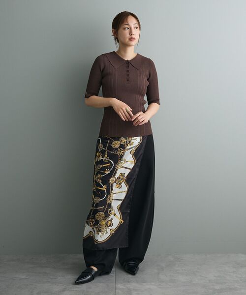 CRAFT STANDARD BOUTIQUE(クラフトスタンダードブティック)の「ダンボールカーブパンツ(その他パンツ・レディース・ブラック/杢グレー・FREE)」の17枚目の写真