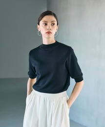 N.O.R.C（ノーク）の「シルクコットンハーフスリーブトップス（ニット/セーター）」