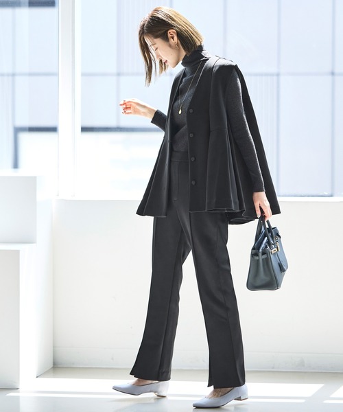 フレア ジレ ＆ フレアパンツ セットアップ ｜ オケージョンスーツ