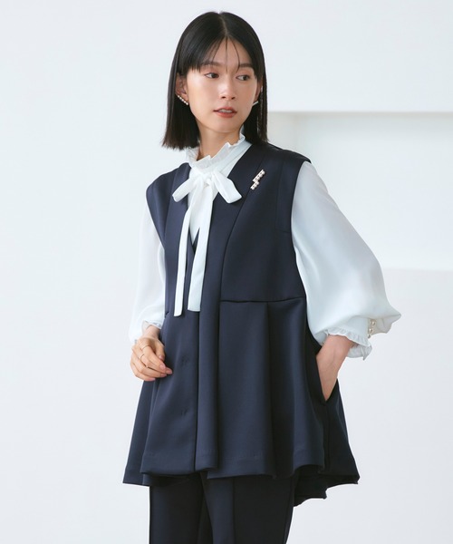 フレア ジレ ＆ フレアパンツ セットアップ ｜ オケージョンスーツ