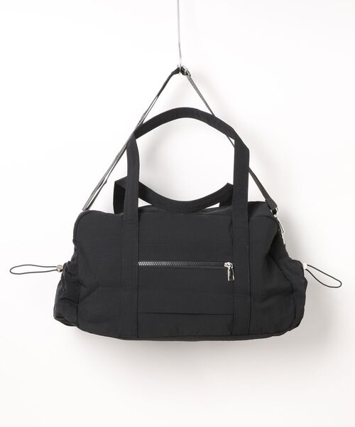 florist（フローリスト）の「【大容量・2WAY】 ドロストポケットワントーンボストンバッグ/ショルダーバッグ/トラベルバッグ（ボストンバッグ・レディース・グレー/グリーン/パープル/ブラック・FREE）」の16枚目の写真