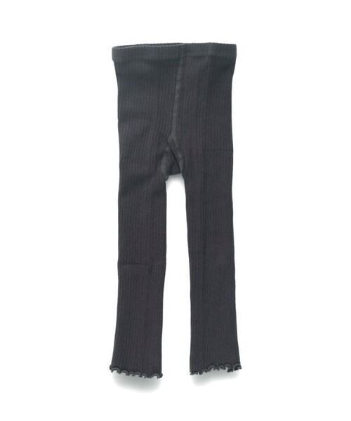 BRANSHES（ブランシェス）の「リブスパッツ（レギンス/スパッツ・キッズ・チャコールグレー/アイボリー/ブラック/ライトグレー/エンジ・85/105/120/95/135）」の3枚目の写真