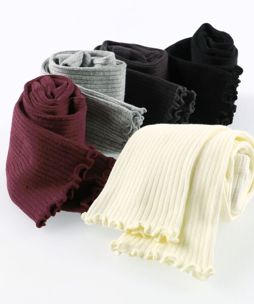 BRANSHES（ブランシェス）の「リブスパッツ（レギンス/スパッツ・キッズ・チャコールグレー/アイボリー/ブラック/ライトグレー/エンジ・85/105/120/95/135）」の10枚目の写真