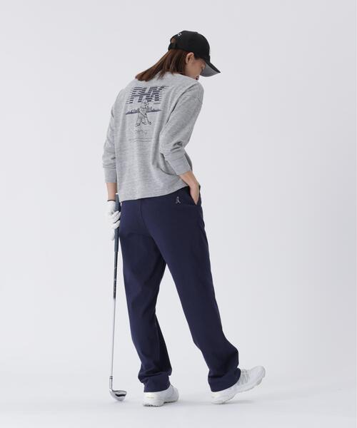 セール】【PING APPAREL】引き揃え天竺ドライミックス長袖ハイネック
