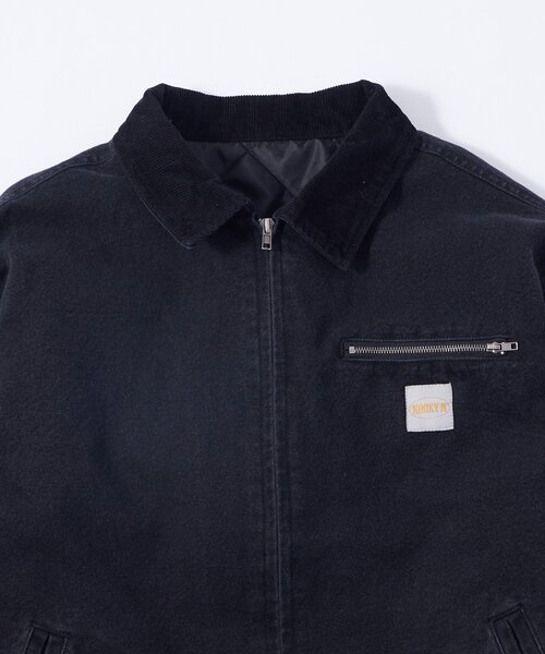 WHO'S WHO gallery（フーズフーギャラリー）の「KOOKYNダック中綿ブルゾン（ブルゾン・メンズ・ブラック/ネイビー/サンドベージュ・SMALL/MEDIUM）」の10枚目の写真