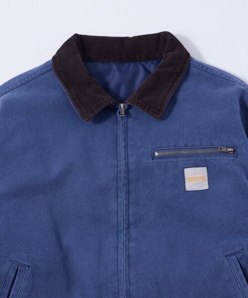 WHO'S WHO gallery（フーズフーギャラリー）の「KOOKYNダック中綿ブルゾン（ブルゾン・メンズ・ブラック/ネイビー/サンドベージュ・SMALL/MEDIUM）」の13枚目の写真