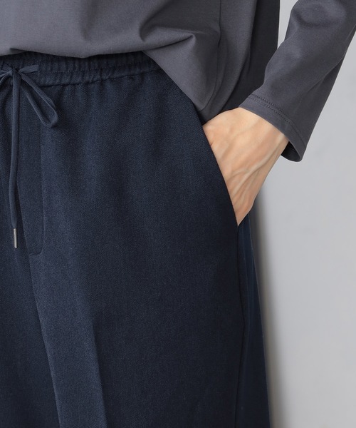 GALLORIA(ギャローリア)の「ドロストセミフレアパンツ(その他パンツ・レディース・ブラウン/ネイビー・S/M/L/LL)」の9枚目の写真