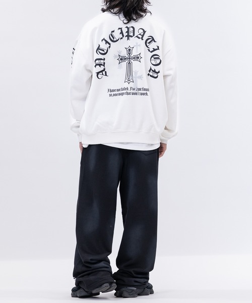 セール】【31】オールドイングリッシュロゴ プリント トレーナー