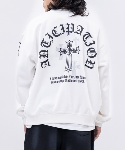 セール】【31】オールドイングリッシュロゴ プリント トレーナー