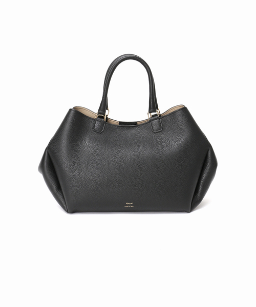 IENA（イエナ）の「Manuel MILANO/マニュエルミラノ フォルムレザーMIDI BAG バッグ 6367（トートバッグ・レディース・ブラック/ブラウン・FREE）」の12枚目の写真