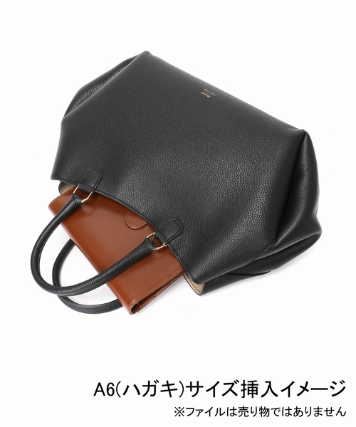 IENA（イエナ）の「Manuel MILANO/マニュエルミラノ フォルムレザーMIDI BAG バッグ 6367（トートバッグ・レディース・ブラック/ブラウン・FREE）」の18枚目の写真
