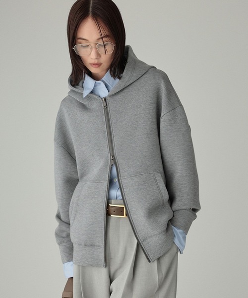 BABYLONE(バビロン)の「ダンボールフードパーカー(パーカー・レディース・オフホワイト/グレー・フリー)」の11枚目の写真