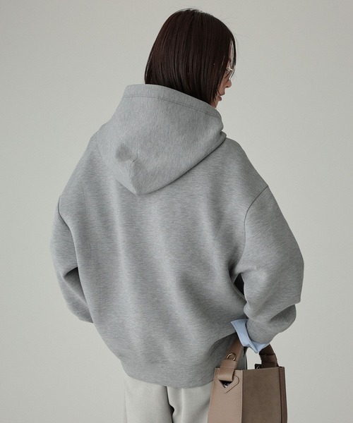 BABYLONE(バビロン)の「ダンボールフードパーカー(パーカー・レディース・オフホワイト/グレー・フリー)」の14枚目の写真